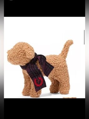 Victoria’s Secret Plaid Scarf Teddy Dog Plush Collectible